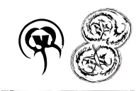 cursed luck tattoo design idea