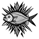 sardine tattoo design idea