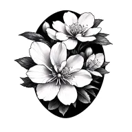 Cherry Blossom tattoo design idea