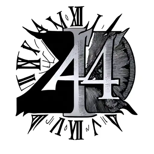 1974 Roman Numerals tattoo design idea