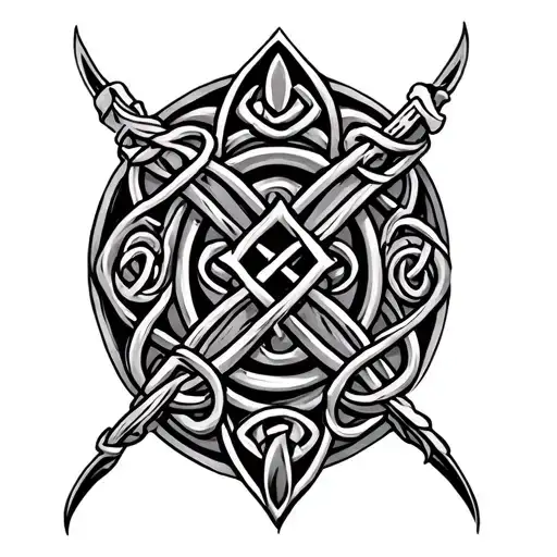Celtic Band tattoo design idea