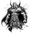 Thor The thundergod tattoo design idea
