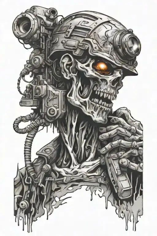 call of duty zombies tattoo design idea