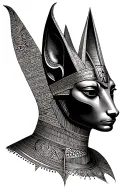 osiris and anubis tattoo design idea