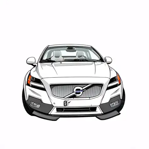 Volvo C30 tattoo design idea