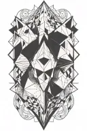 dmt art tattoo design idea