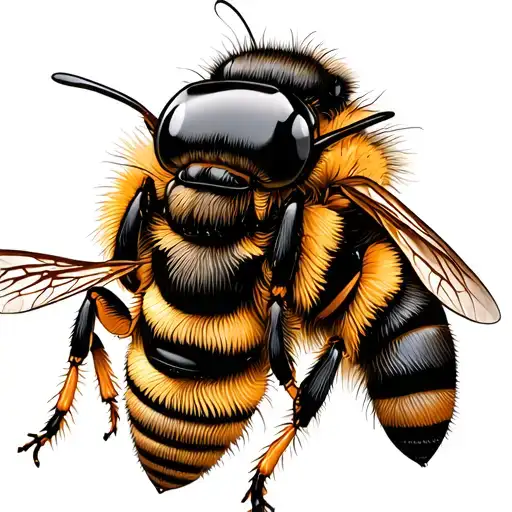 honey bees bee keeper tattoo design idea