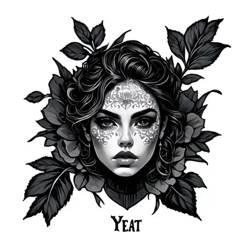 Yeat tattoo design idea