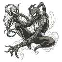 Spider-Man vs. Scorpion tattoo design idea