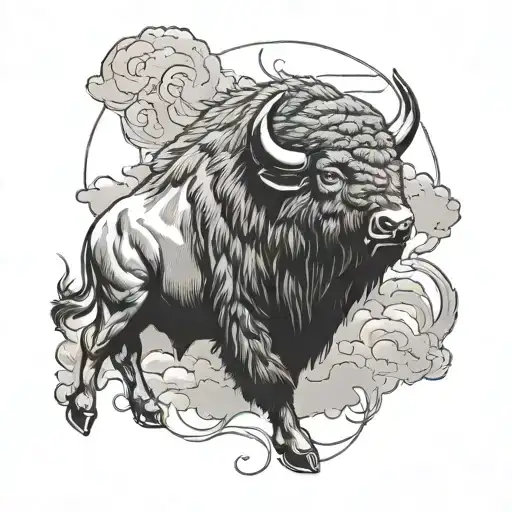 Buffalo bills tattoo in the sky tattoo design idea