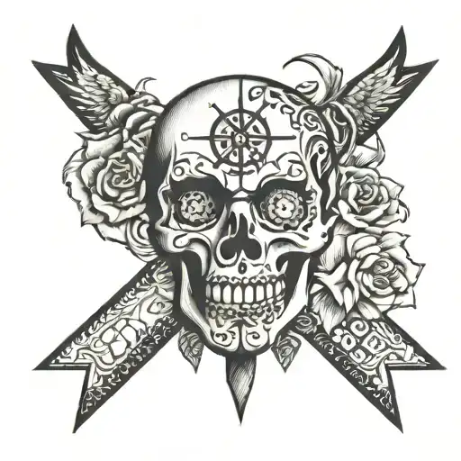 Russian prison tattoos style tattoo design idea