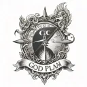GOD'S PLAN tattoo design idea