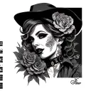 Rockabilly tattoo design idea