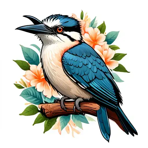 Kookaburra tattoo design idea