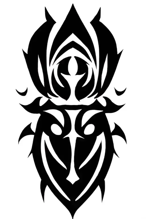 norse runes tattoo design idea