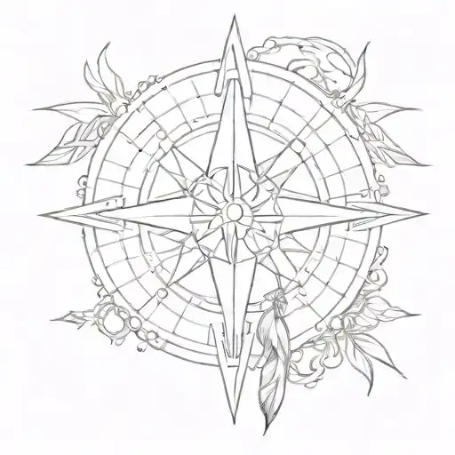 Disney's Pocahontas Compass tattoo design idea