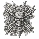 confederate tattoo design idea