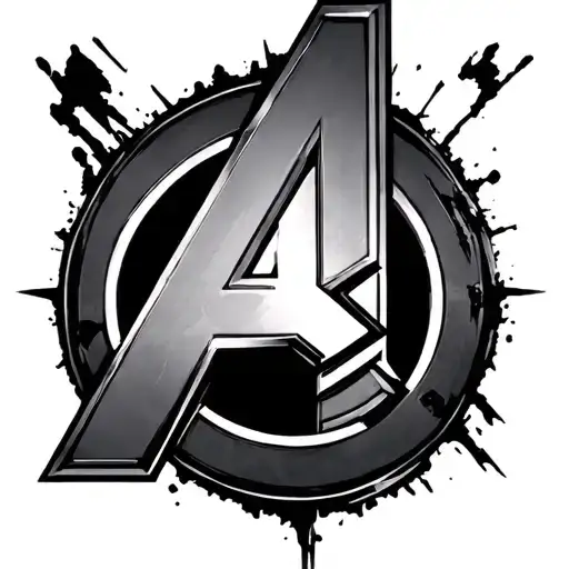 Avengers Logo tattoo design idea