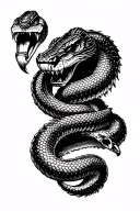 boxing king cobra tattoo design idea