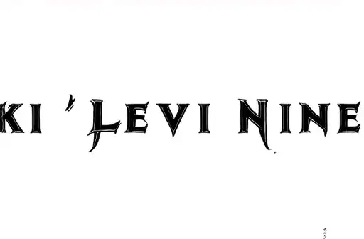 "Kiki Levi Nine" tattoo design idea