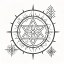 The Helm of Awe tattoo design idea