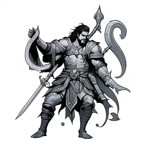 illyrian warriors tattoo design idea