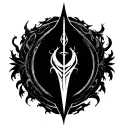 Meliodas Seven dedu Sins Symbol One Pec tattoo design idea