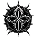 Meliodas Seven dedu Sins Symbol One Pec tattoo design idea