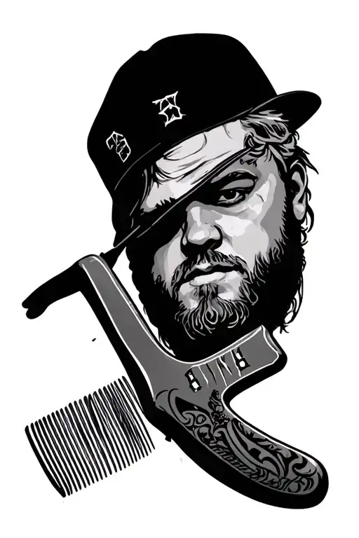 the song I ain't going nowhere from Luke combs tattoo design idea