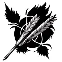 Darts tattoo design idea