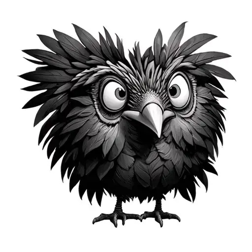 heihei from the movie Moana tattoo design idea