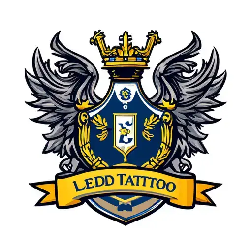 leeds united badge tattoo design idea