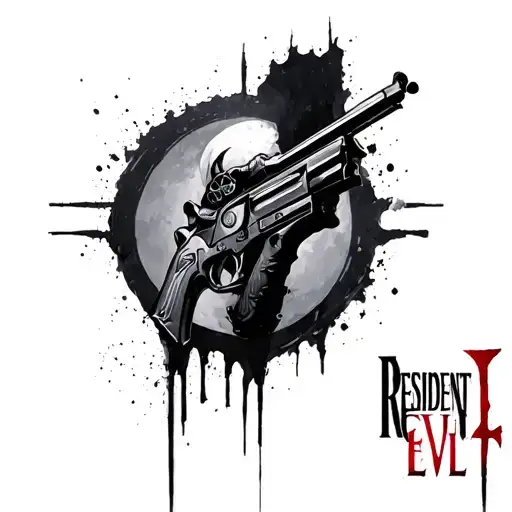 resident evil 4 tattoo design idea