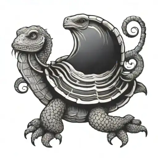 Slow and steady tattoo design idea