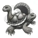 Slow and steady tattoo design idea