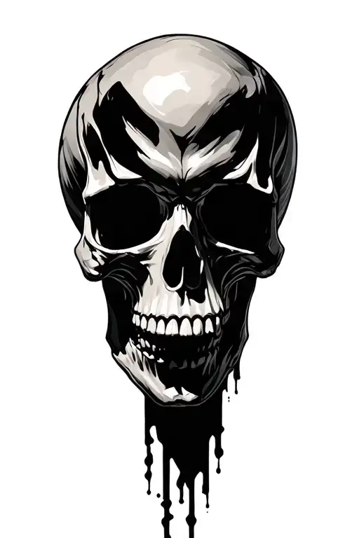 skull tattoo design idea