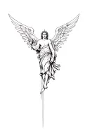 st Michael archangel tattoo design idea