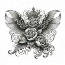  create a small tattoo using the names henry and peter tattoo design idea