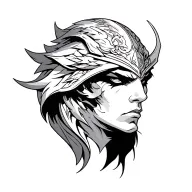 PANTHEON DO LEAGUE OF LEGENDS tattoo design idea