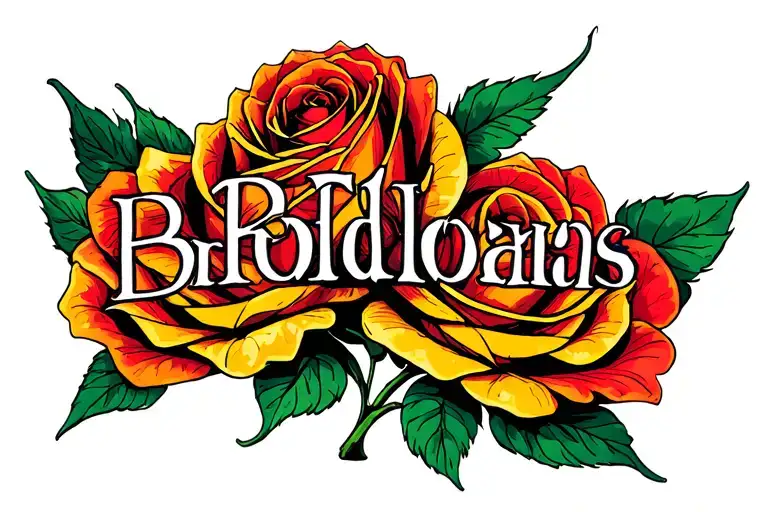 - B for Bedford, Bromley, Boulder and also because Helen has the same one- Flatirons  - A Rose - Geographic fractals  tattoo design idea