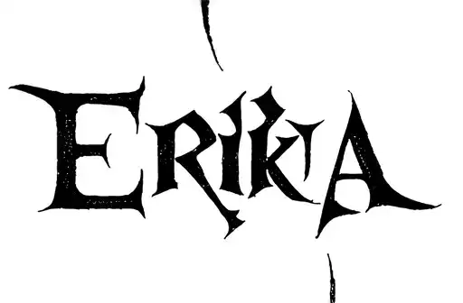 "Erika" tattoo design idea