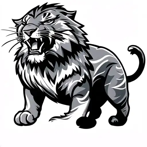 Detroit Lions tattoo design idea