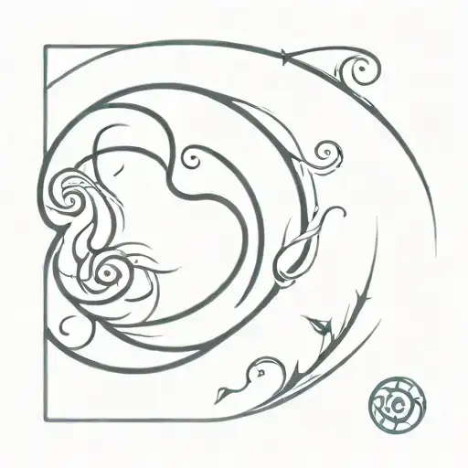 seven deadly sins symbol merging tattoo design idea