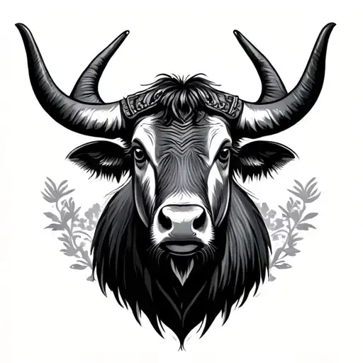 philippine carabao incorporated in the design tattoo design idea