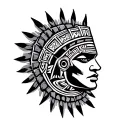 Aztec tattoo design idea