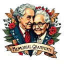 Memorial Grandparents tattoo design idea