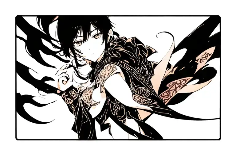 Nagi Seishiro tattoo design idea