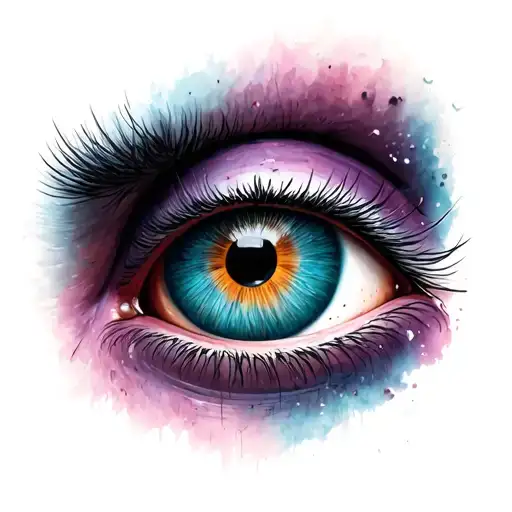 distressed dead eyes eeyore tattoo design idea