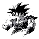 goku ultra instinct tattoo design idea
