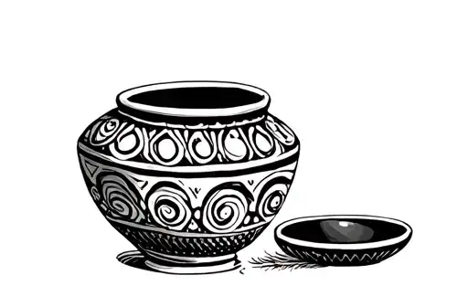 "pottery" tattoo design idea